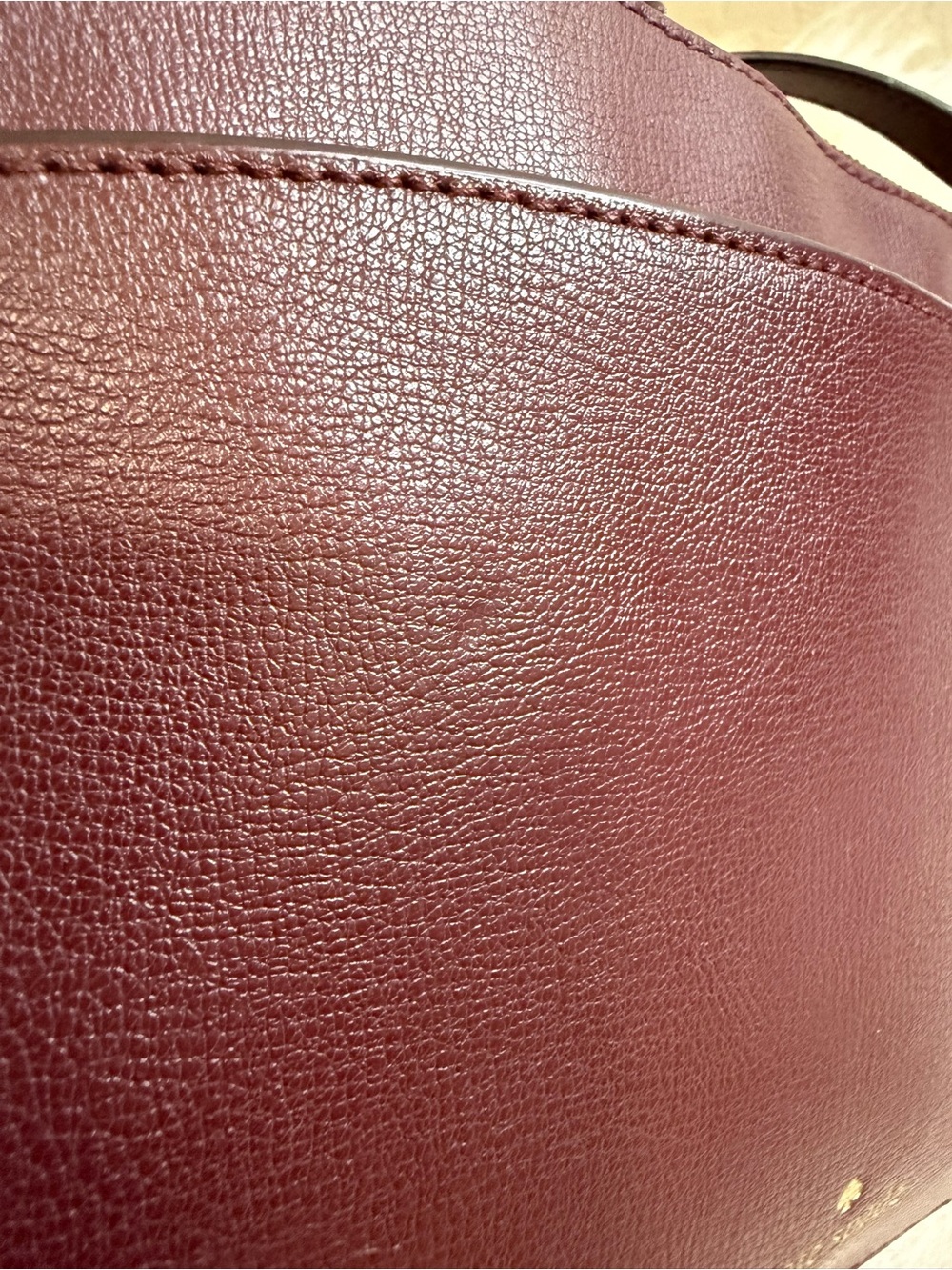 Kate Spade Adel Burgundy Medium Crossbody Bag - Picture 12 of 15